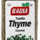 BADIA Thyme Leaves Whole – 8 oz