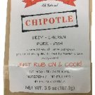 3 JL Masters CHIPOTLE  Rub - 3.8oz packages