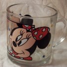 Auction	 DISNEY MICKEY MINNIE MOUSE GLASS COFFEE CUP MUG LIBBEY