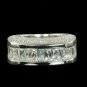 RUSSIAN STONE HALF ETERNITY RING 6 or 7
