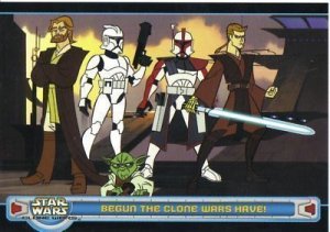 Star Wars Clone Wars promo card P1 NEAR MINT FREE SHIPPING