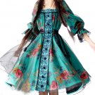 Vintage Royal Silk Dress/Evening Dress
