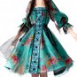 Vintage Royal Silk Dress/Evening Dress