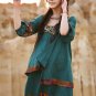 Embroidered Vintage Collar Dress for SALE