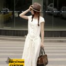 CUSTOM white linen sundress(more colour and size choice)
