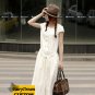 CUSTOM white linen sundress(more colour and size choice)