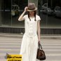 CUSTOM white linen sundress(more colour and size choice)
