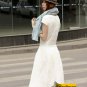 CUSTOM white linen sundress(more colour and size choice)