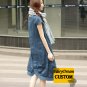 CUSTOM comfortable linen short sleeve sundress Y0A06