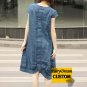 CUSTOM comfortable linen short sleeve sundress Y0A06