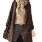 Ruffle wool cardigan coat in fall/winter