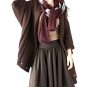 Ruffle wool cardigan coat in fall/winter