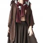 Ruffle wool cardigan coat in fall/winter