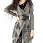 grey wool cardigan sweater coat in fall/winter