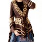 wool cardigan coat/cape in winter