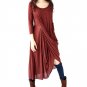 wine red Wedding Dress