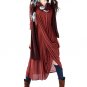 wine red Wedding Dress
