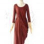 wine red Wedding Dress