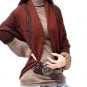 wool cardigan cape coat in fall/winter