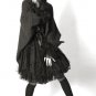 grey wool cardigan coat in winter