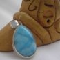 pendant Larimar Tear in silver