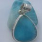 authentic blue larimar pendant in silver 925