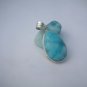 pendant Larimar Tear in silver