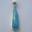 Little larimar pendant sterling silver 925