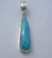 Little larimar pendant sterling silver 925