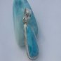 Little larimar pendant sterling silver 925