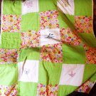 Butterfly Flower Cuddle quilt