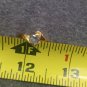 10K Yellow Gold Aquamarine Heart Prong Set Ring Size 6 1/2 6.5 1.62 Grams