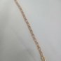 925 Sterling Silver Vermeil Clear Stone CZ? Topaz? Tennis Bracelet Vintage