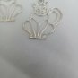 Cat Kitten Fancy Elegant Wire Sterling Silver 925 Pierced Dangle Vtg Earrings