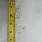 Cat Kitten Fancy Elegant Wire Sterling Silver 925 Pierced Dangle Vtg Earrings