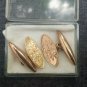 Victorian 9K 9ct Rose Gold Hand Etched Carved Design Cufflinks JA&S 5.39gr Vtg