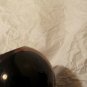Glass Tear Drop Paperweight by F.M Ronneby Signed Rare Vintage Swedish Art Black