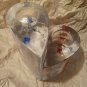 Kosta Boda Two Sweethearts Candle Votive Holders Kjell Engman Sweet Heart Glass