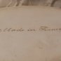 Antique/Vtg France Hand Painted Trinket Dish Brass or Bronze Trim Bowl 5" x 3"