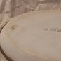 Antique/Vtg France Hand Painted Trinket Dish Brass or Bronze Trim Bowl 5" x 3"