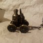 The Americana Pewter Collection Fire Station Pumper AH18 5 Pcs Village Figurines