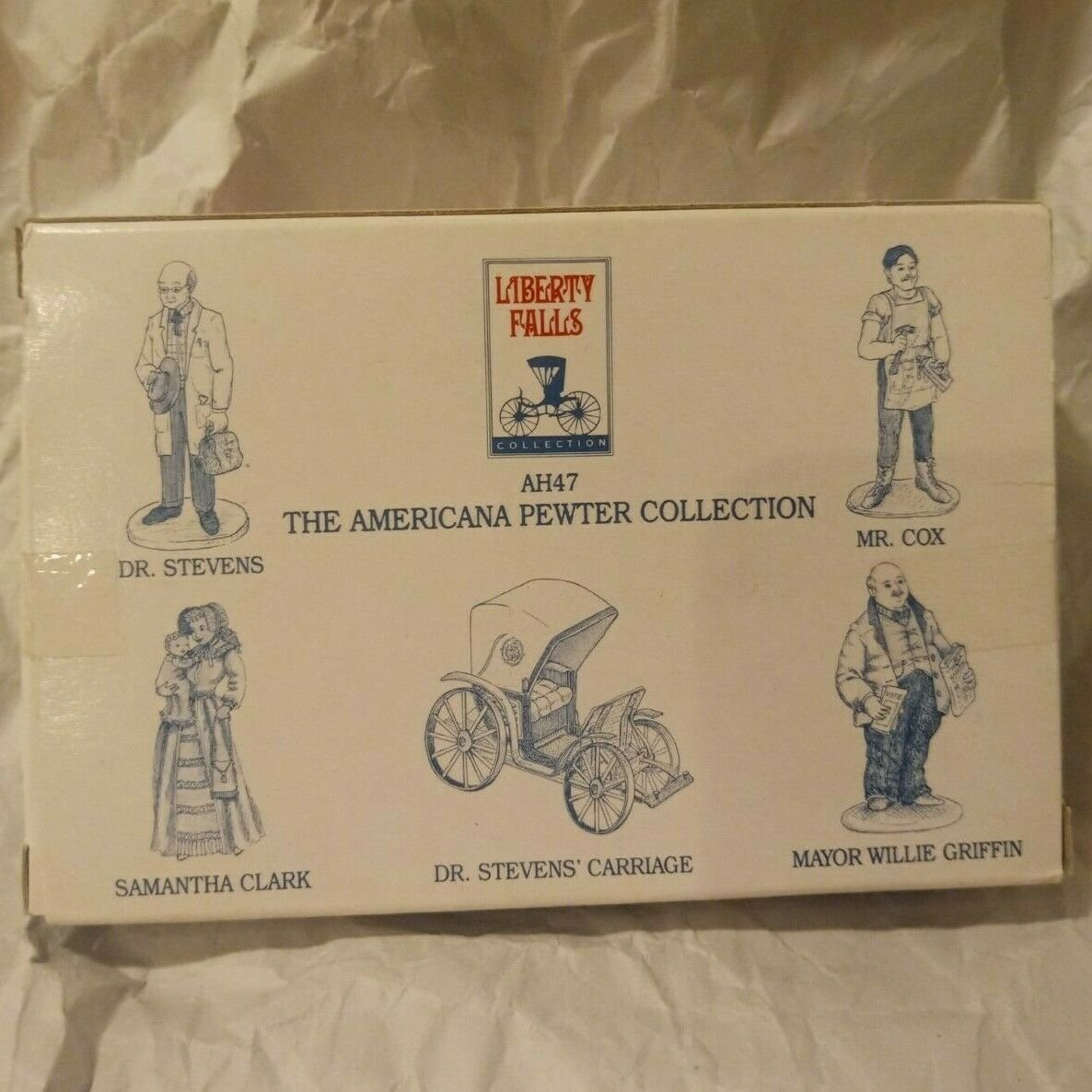 Liberty Falls Americana Pewter Collection AH47 Dr. Stevens' Carriage Figurines