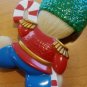Christmas Teddy Bear Jeremy Ornament 3" Plastic Soldier Fully Molded NLD 1998