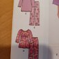 Simplicity 1722 Childs Girls Lounge Dress Top Pants Sz 3 4 5 6 Learn to Sew New