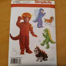 SIMPLICITY 1765 R11166 Kids and Dogs Dinosaur Dragon Costume Sewing Pattern 3-8