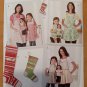 Simplicity 1936 Pattern MOM DAUGHTER 18&acirc;�� AMERICAN GIRL APRONS STOCKINGS Sz S-L