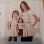 Simplicity 1936 Pattern MOM DAUGHTER 18&acirc;�� AMERICAN GIRL APRONS STOCKINGS Sz S-L