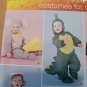 INFANT TODDLER SIMPLICITY 2506 Sewing Pattern HALLOWEEN COSTUME Sz 1/2-4 Asst