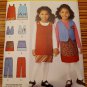 1568 SIMPLICITY sewing pattern Girls Dress Vest Skirt Pants Toddler Sz 3-8 Uncut
