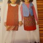 1568 SIMPLICITY sewing pattern Girls Dress Vest Skirt Pants Toddler Sz 3-8 Uncut
